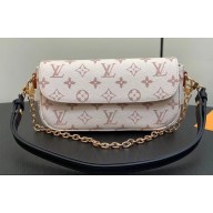 Louis Vuitton Monogram canvas Wallet on Chain Ivy Bag M83091 White 2024
