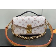 Louis Vuitton Monogram canvas Pochette Métis East West Bag M46914 White 2024