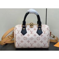 Louis Vuitton Monogram canvas Speedy Bandoulière 20 Bag M46096 White 2024