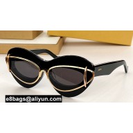 Loewe Cateye double frame sunglasses in acetate and metal LW40119l 04 2024