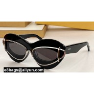 Loewe Cateye double frame sunglasses in acetate and metal LW40119l 05 2024