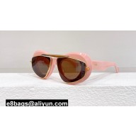 Loewe Wing double frame sunglasses in acetate and metal LW40120l 02 2024