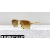 Louis Vuitton LV Rise Metal Square Sunglasses Z1976U 01 2024