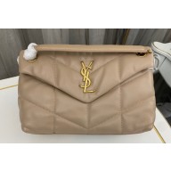 Saint Laurent puffer small Bag in nappa leather 577476 Beige