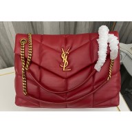 Saint Laurent puffer medium Bag in nappa leather 577475 Red