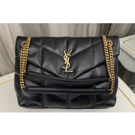 Saint Laurent puffer medium Bag in nappa leather 577475 Black/Tricolor