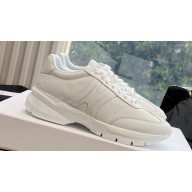 Celine Runner Cr-01 Low Lace-Up Sneaker In Calfskin White 2024