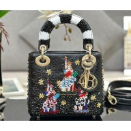 Dior Small Lady Dior Art Project Bag with Bead Embroidery 2024