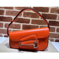 Gucci Horsebit 1955 small shoulder bag 764155 Leather Orange
