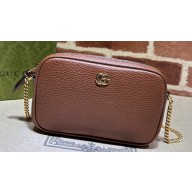Gucci GG Marmont mini shoulder bag 772759 leather Brown