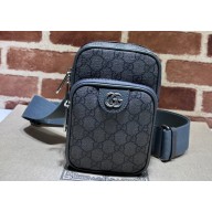 Gucci Ophidia GG mini bag 752565 Grey and black GG Supreme canvas 2024