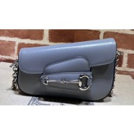 Gucci Horsebit 1955 Mini shoulder bag 774209 Leather Gray