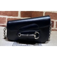 Gucci Horsebit 1955 Mini shoulder bag 774209 Leather Black