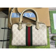 Gucci Ophidia GG mini top handle bag 772053 Beige and white GG Supreme canvas 2024