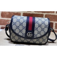 Gucci Ophidia GG mini shoulder bag 772239 Beige and blue GG Supreme canvas 2024