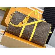 Louis Vuitton Monogram Canvas Keepall Bandoulière 50 Bag M46771 Yellow 2024