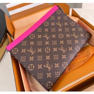 Louis Vuitton Monogram Canvas Pochette Voyage MM Bag M82858 Fuchsia 2024