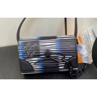 Louis Vuitton Damier Rush Epi XL Leather Micro Steamer Bag M82817 Blue Moon 2024