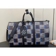 Louis Vuitton Damier Rush Epi XL Leather Keepall Bandoulière 50 Bag M23771 Blue Moon 2024