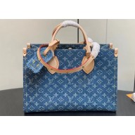 Louis Vuitton Monogram Denim OnTheGo MM Bag M46871 2024