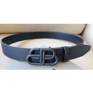 Balenciaga Width 3.4cm BB Large Belt in Black