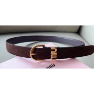 Miu Miu Width 3cm Leather belt 04