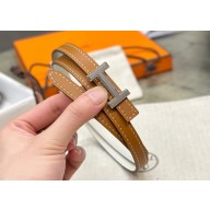 Hermes Focus belt buckle & Reversible leather strap 13 mm 15