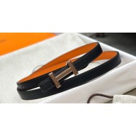 Hermes Focus belt buckle & Reversible leather strap 13 mm 08