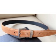 Saint Laurent Width 3cm cassandre belt with square buckle 09
