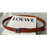 Loewe Width 2cm Anagram belt in pebble grain calfskin 03