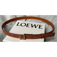 Loewe Width 2cm Anagram belt in pebble grain calfskin 04