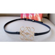 Loewe Width 4mm Anagram in metal belt in classic calfskin 01