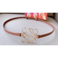 Loewe Width 4mm Anagram in metal belt in classic calfskin 03