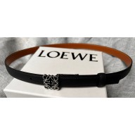 Loewe Width 2cm Anagram belt in pebble grain calfskin 05