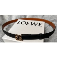 Loewe Width 2cm Anagram belt in pebble grain calfskin 06