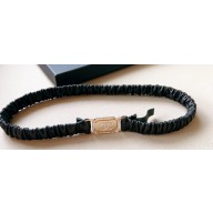 Chanel Width 2cm Lambskin, Metal & Strass Belt AA9445 01