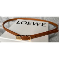 Loewe Width 1cm Amazona padlock belt in smooth calfskin 03