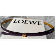 Loewe Width 0.8cm Reversible Anagram belt in smooth calfskin 05