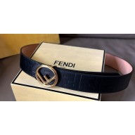 Fendi Width 4cm F is Fendi leather Belt 03