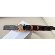 Celine 2.5cm Medium Triomphe Belt 09
