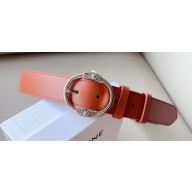 Celine 3.5cm LARGE TWIN TRIOMPHE BELT 05