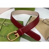 Gucci Width 4cm belt with G buckle 05