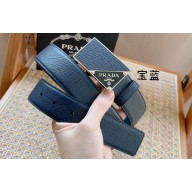 Prada Width 3.5cm Saffiano leather belt 240102 06