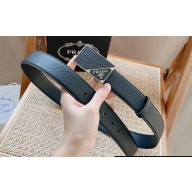 Prada Width 3.5cm Saffiano leather belt 240102 07
