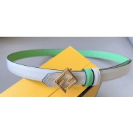 Fendi Width 2cm FF Diamonds leather Reversible Belt 01