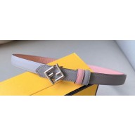 Fendi Width 2cm FF Diamonds leather Reversible Belt 08