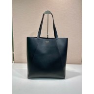 PRADA Leather tote bag 2vg122 black 2024