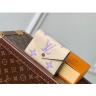 LOUIS VUITTON Victorine Wallet M82925 latte/bubble tea 2024
