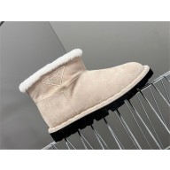 Prada Shearling booties nude 1T217N 2023