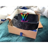 louis vuitton initiales 40mm reversible belt Monogram Eclipse/taiga with colorful buckle